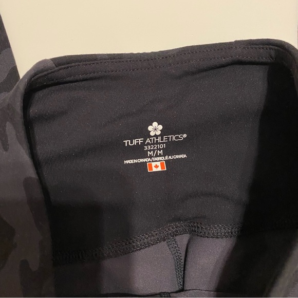 TUFF ATHLETICS - Black/Grey Camo Leggings - Picture 5 of 6